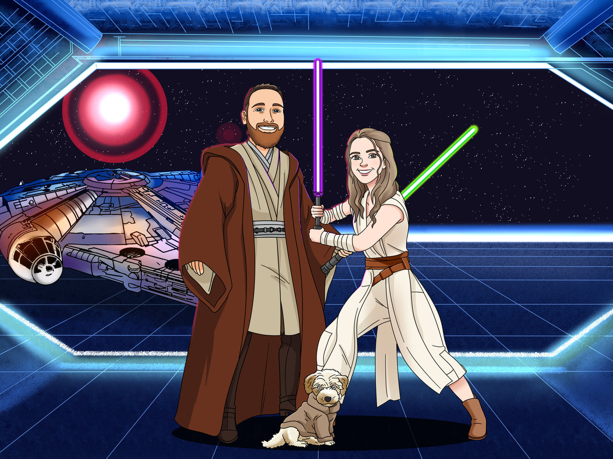 Jedi vs Sith — Choose Your Side Portrait