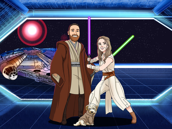 Jedi vs Sith — Choose Your Side Portrait