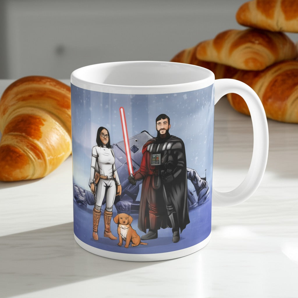 Custom Make Me Jedi Portrait + Mug