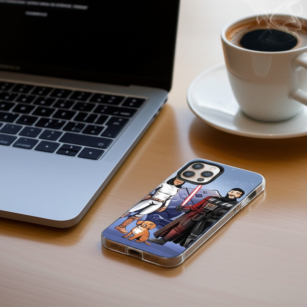 Custom Make Me Jedi Portrait + iPhone Case