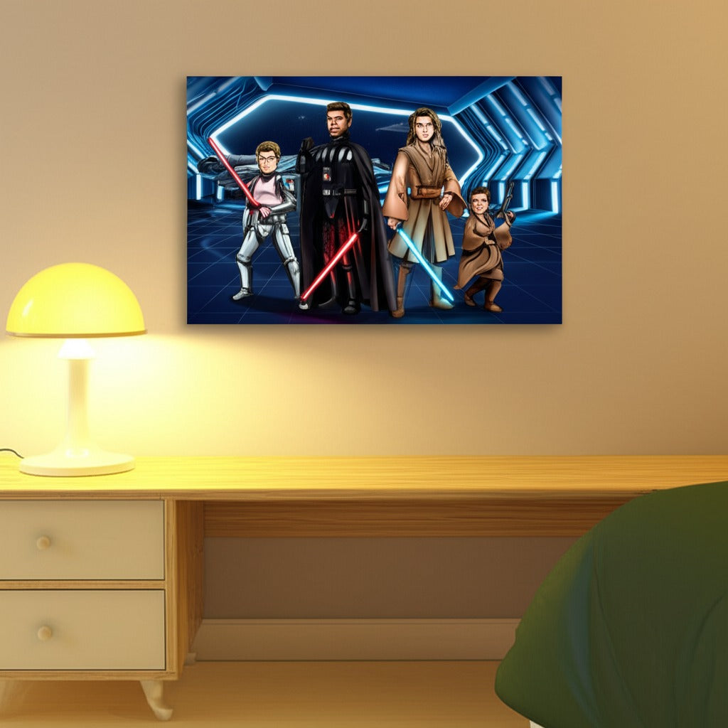 Custom Make Me Jedi Portrait + Unframed Poster
